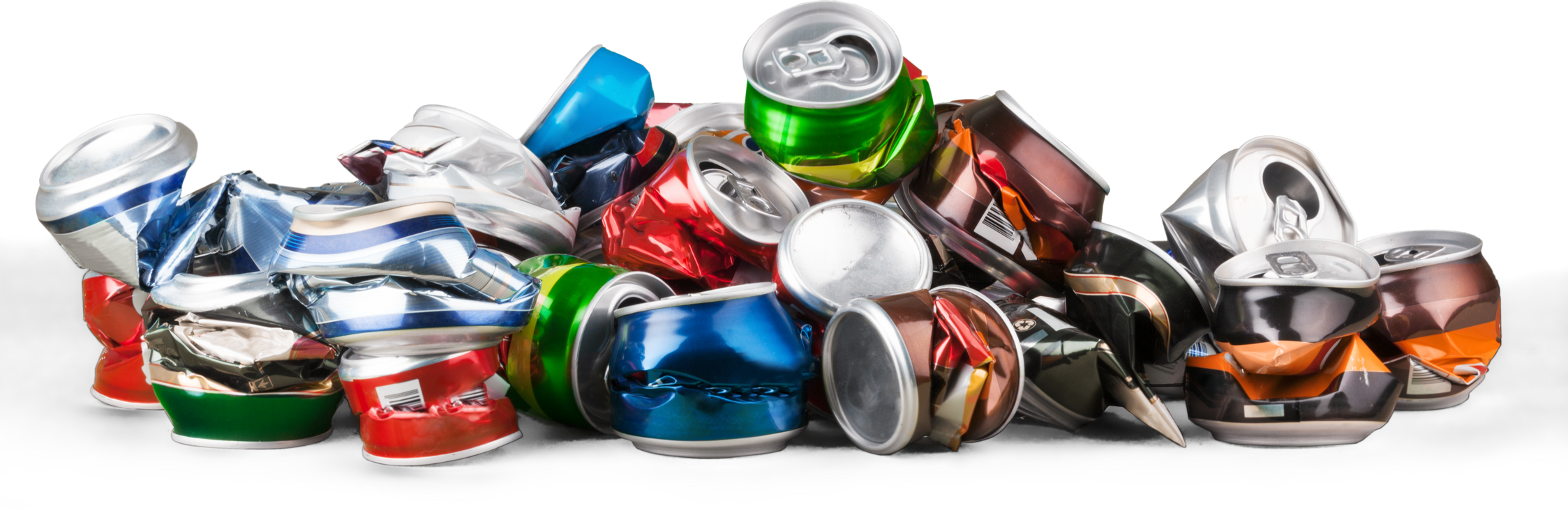 Crushed Aluminum Cans 